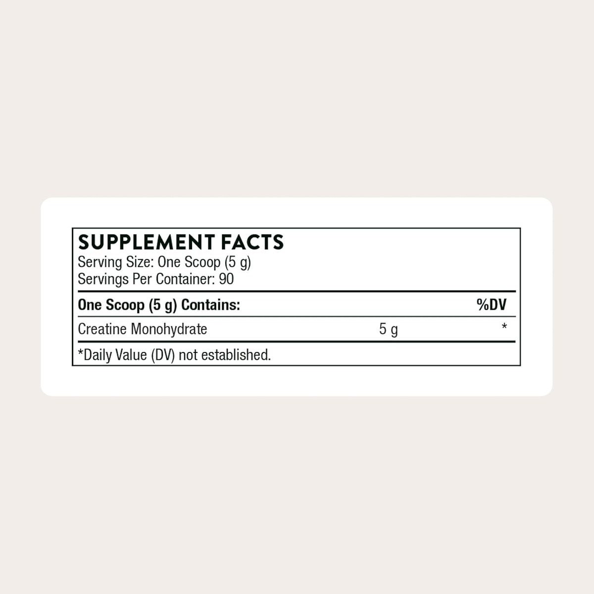 THORNE Creatine, Micronized CreatineMonohydrate Powder, 90 Servings